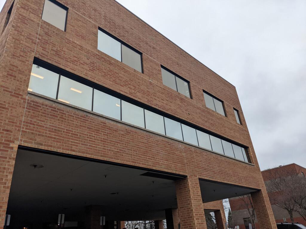 Brick Building With New Tuckpointing Bridgeview
